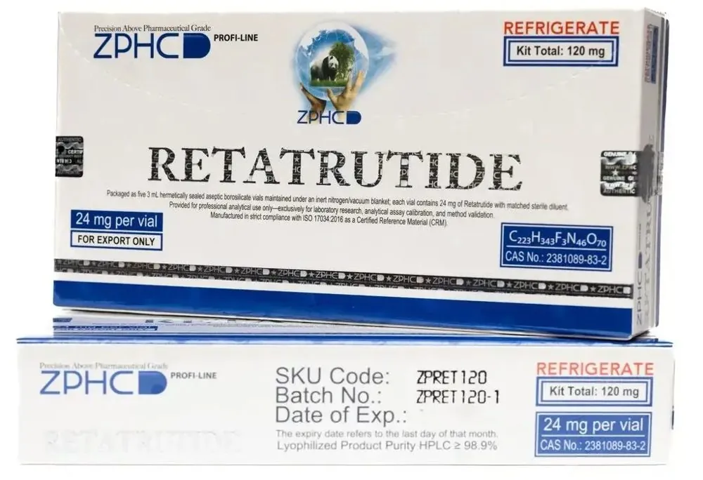 Retatrutide packaging by ZPHC, Profi-Line range